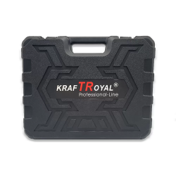 Акумулаторен Винтоверт KRAFT Royal 36V + 111 части / бормашина с инструменти в куфар