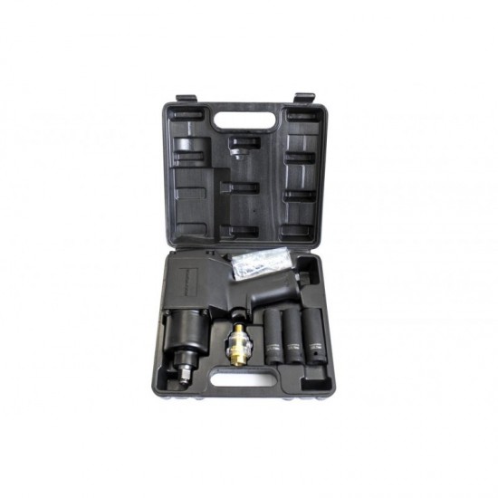 Пневматичен гайковерт ROCKFORCE 1/2" 960Nm + 3 вложки Пневматичен гайковерт ROCKFORCE 1/2" 960Nm + 3 вложки