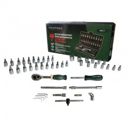 Гедоре ROCKFORCE 1/4" 4мм-14мм 46-части Гедоре ROCKFORCE 1/4" 4мм-14мм 46-части