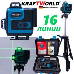 4D Лазерен нивелир Krafroyal с 16 линии ( четири точков ) – Самонивелиращ