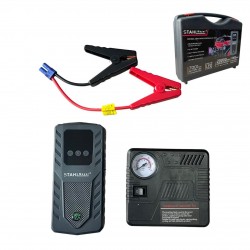 Комплект jump стартер с компресор StahlMayer 20000mAh